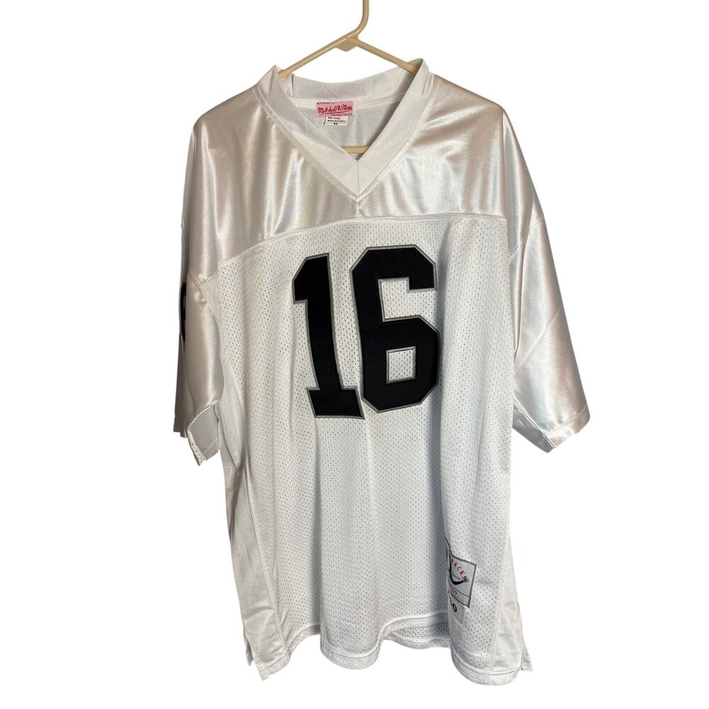 Jim Plunkett Raiders Mitchell and Ness Jersey Size 52 Read